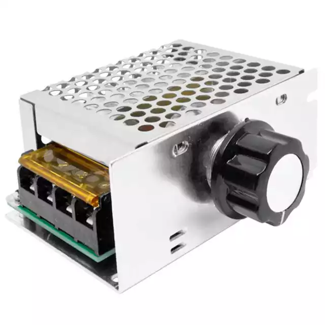 Régulateur de tension Portable AC 220V 4000W, variateur réglable,  température, lumière, contrôleur de tension Variable Compact - AliExpress