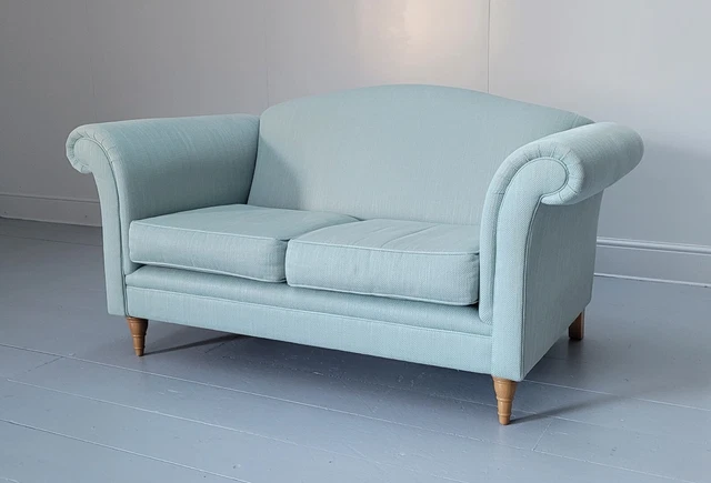 LAURA ASHLEY SOFA CHAIR Arm Covers In Duck Egg Blue Pair New 7.50 PicClick UK