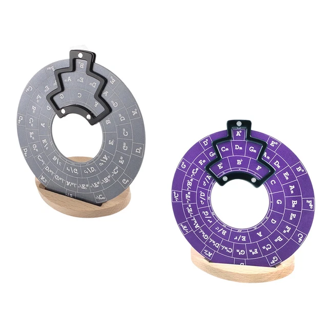 Outil Théorie Musicale Cercle Quintes Roue Des Quintes Cercle D'accords Mural 30 Cm - Outil D'apprentissage Musique Pour Piano, Guitare, Basse Accessoires Musique