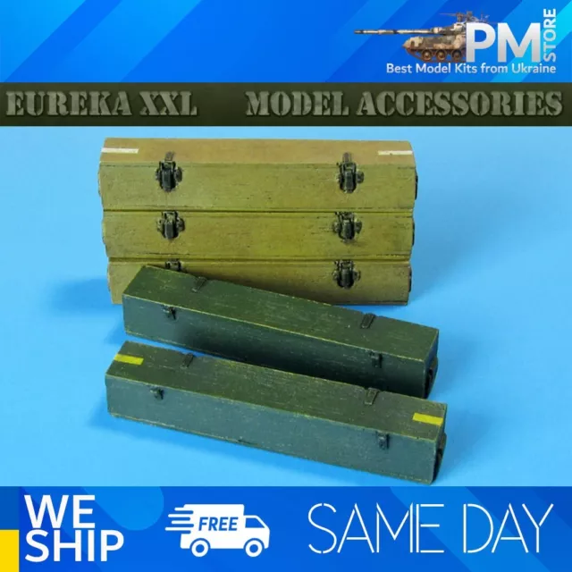 Eureka E-006 1/35 Wooden Ammo Boxes for 8.8 cm Kw.K.43 5 pcs resin