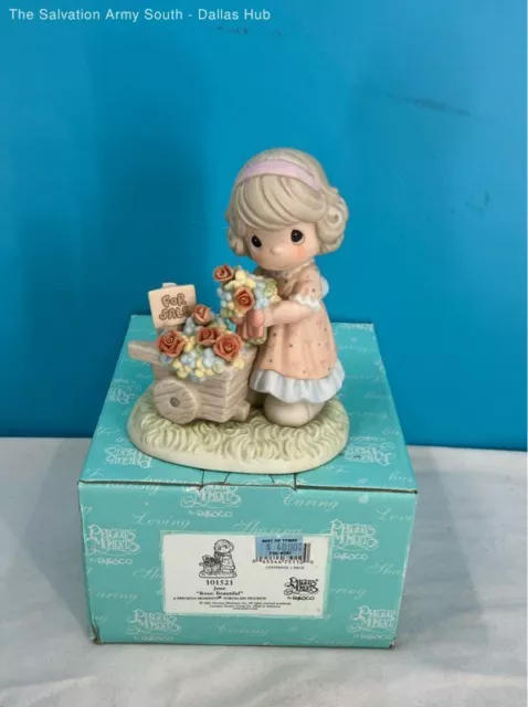 Precious Moments - 2001 - 101521 "Rose: Beautiful" Porcelain Figurine