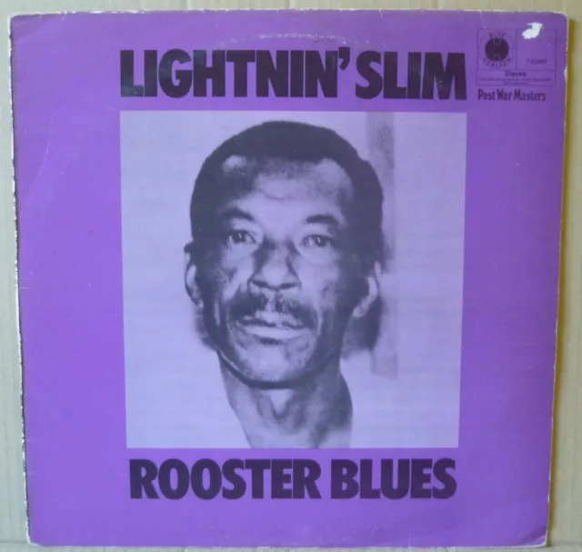 1970 LIGHTNIN' SLIM Rooster Blues LP BLUE HORIZON UK origin+stereo 7-63863