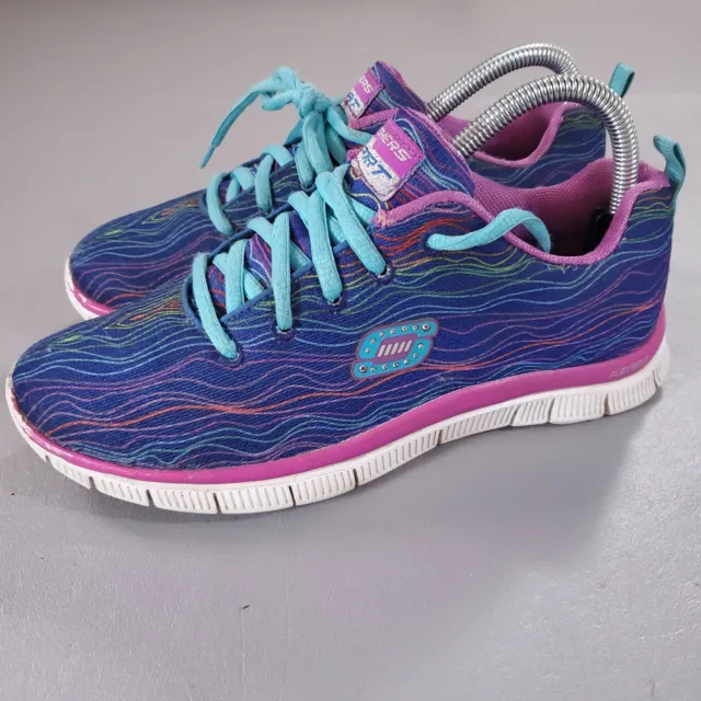 Skechers Sport Skech Appeal Running Shoes Girls 5.5 Fabric Knit Athletic Sneaker