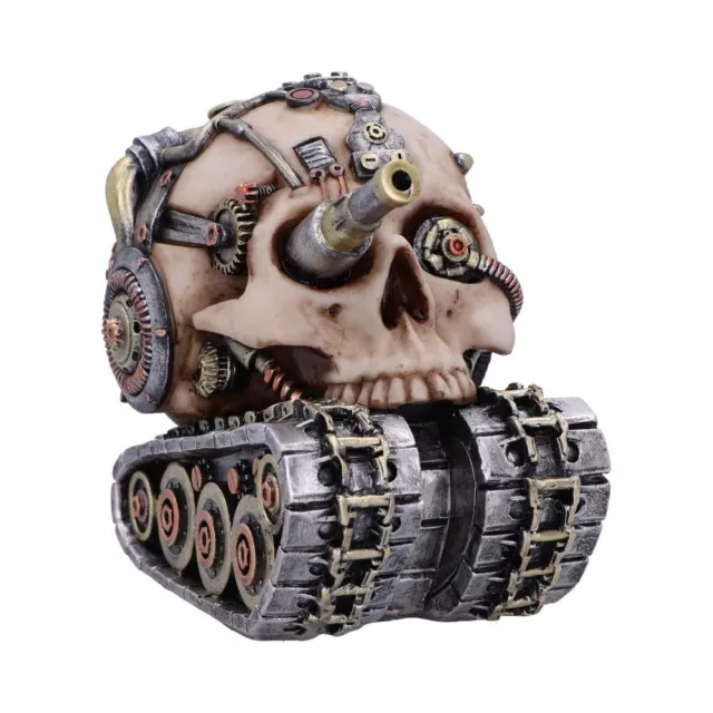 Nemesis Now - 16Cm - Techno Tank Steampunk Skull Resin Ornament