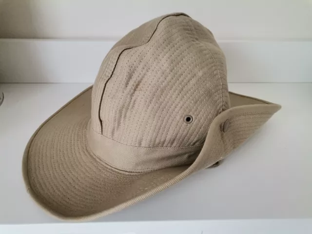 Chapeau de brousse beige armée française guerres Indochine, Algérie neuf