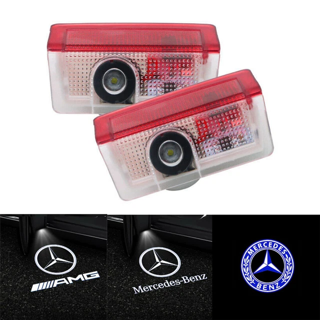 2x Car Door Welcome Projector Puddle Courtesy LED Light For Mercedes BENZ GL GLC