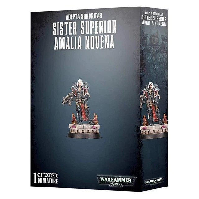 Warhammer 40K Adepta Sororitas : Sister Superior Amalia Novena • NIB Battle