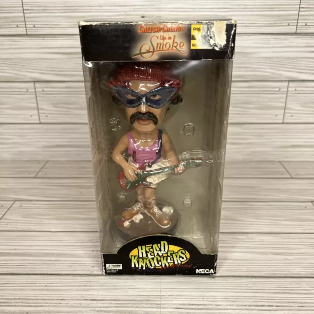 Cheech And Chongs Head Knockers Pedro Marin With Guitar Bobble Head Smoke NECA