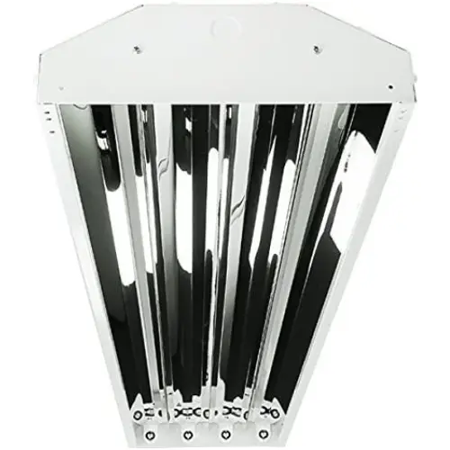 4 Lamp - F54T5HO T5 High Output Fluorescent High Bay - 54 Watt T5 Bulbs Included