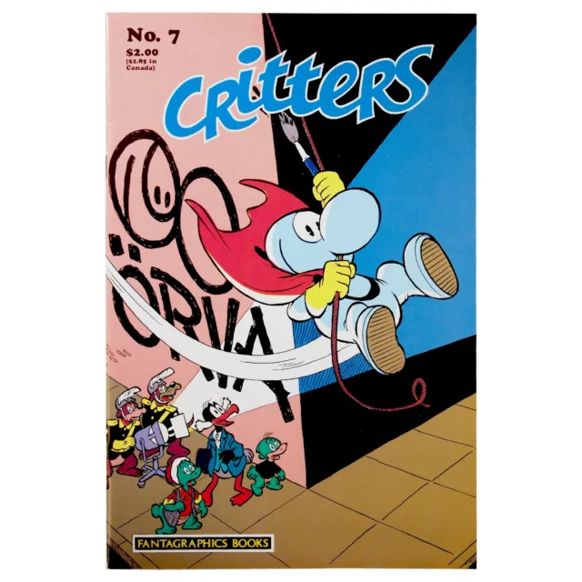 Critters No. 7 (1987 Fantagraphics) Usagi Yojimbo Stan Sakai Freddy Milton