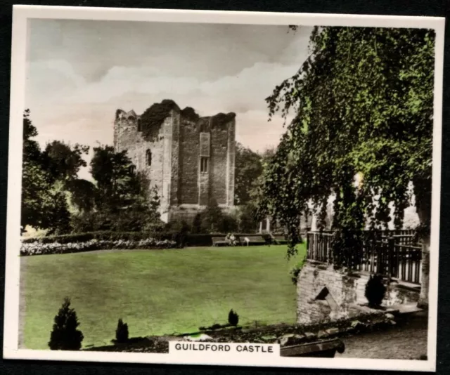 Tobacco Card, R&J Hill, VIEWS OF INTEREST, 2nd Series, 1938,Guildford Castle,#54