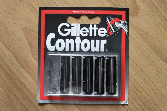 Pack De 10 Lames De Rasoir Gillette Contour Plus Pour Homme - Lot De 3 - Lames 5 Couches