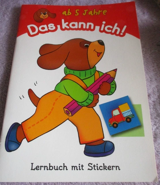 lern buch das kann ich schon mit stickern ab 5 jahre neu