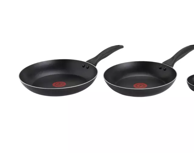 2 Piece Titanium Non Stick Aluminum Pan Set Oven Safe 175°C By Tefal Everyday