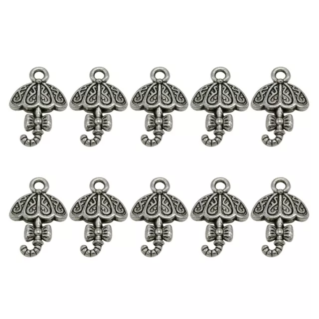 50pcs charm pendant alloy bowknot dekorierter regenschirm anhänger charms diy