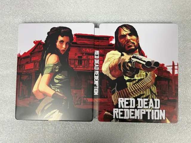 Red Dead Redeption Custom mand steelbook case (NO GAME DISC) for PS4/PS5/Xbox