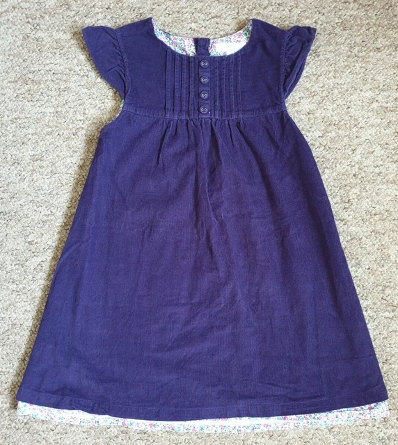 Gorgeous Jojo Maman Bebe Purple Cord Dress 4-5 Years Great Condition