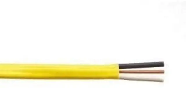 12/2 NM-B, Non-Metallic, Sheathed Cable, Residential Indoor Wire, Equivalent to
