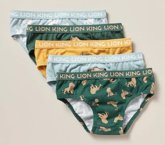 Boys size 2-3 DISNEY THE LION KING box  5 briefs Target jocks undies NEW  2344