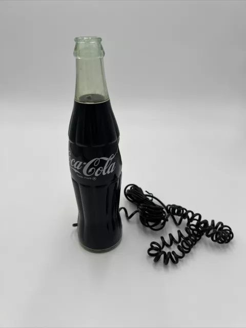 Vintage, Coca-Cola Bottle Phone with Cable, 1983 TESTED