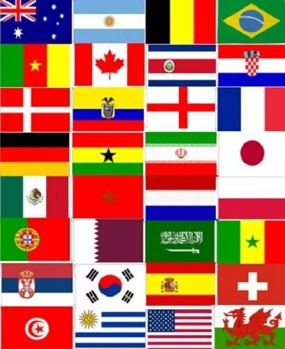 Large 5x3 Flags National Country Flag Football Rugby Sports Party Pub Decoration