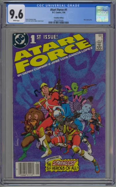 Atari Force #1 CGC 9.6 NM+ Wp 1984 DC Comics 1984 Canadian Price Variant RARE