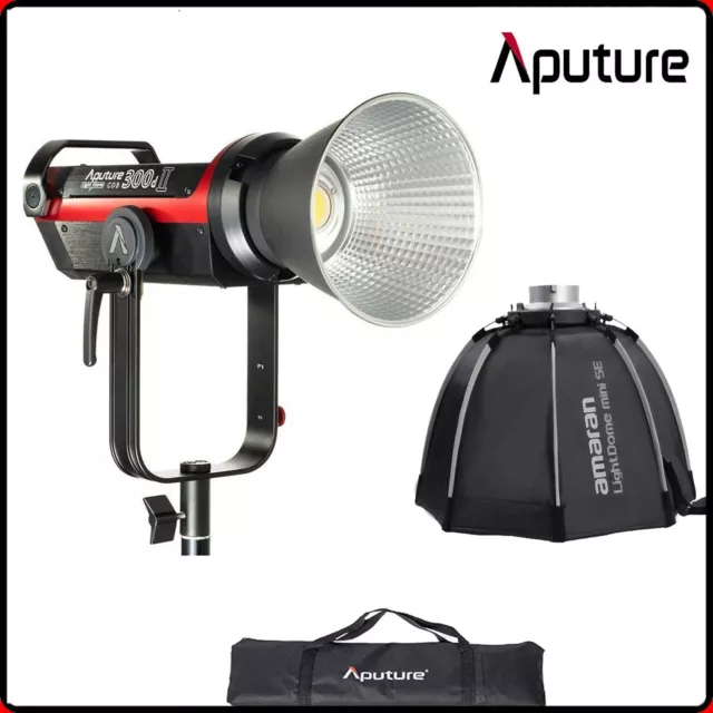 Luz diurna LED Aputure LS C300d II montaje en V COB luz de video + luz cúpula mini SE