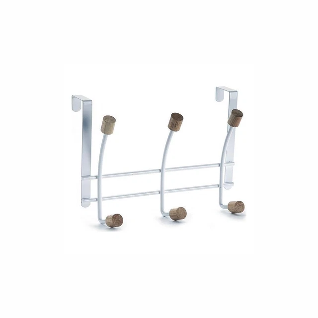 Appendiabiti Per Porte Metallo 12 X 20,5 X 26,5 Cm