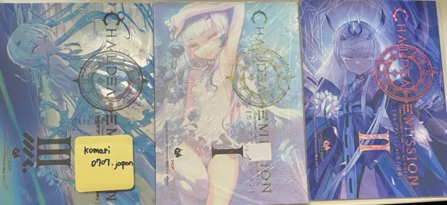 chocolate shop CHALDEA EMISSION I II III 1 2 3 set art book fate choco Melusine