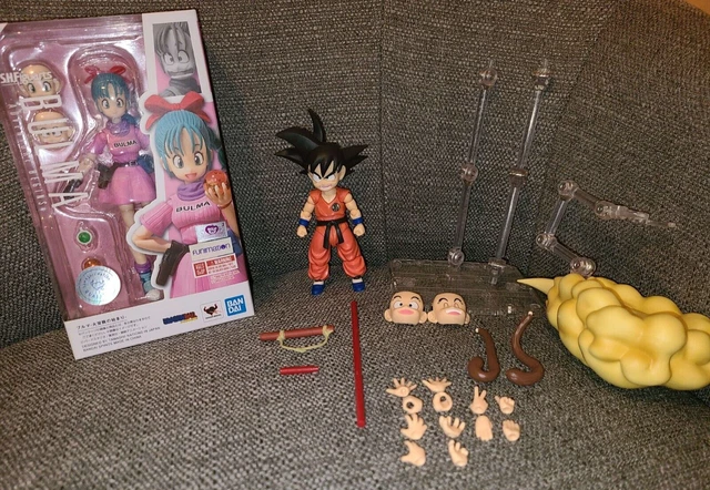Used SH Figuarts Kid Goku & New Bulma Adventure Begins DragonBall Lot