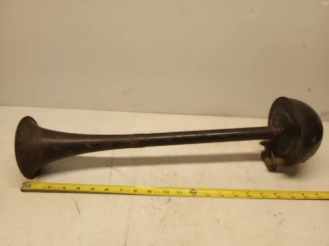 Original  1940's Car Truck Accessory Trumpet Horn #HI-4011 Assembly