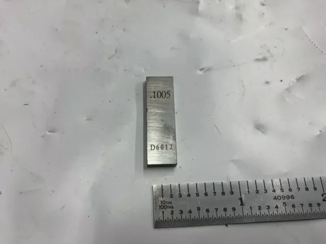 .1005 Rectangle Steel Gage Block.