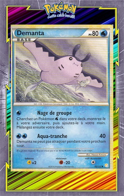 Demanta - HS01:HeartGold SoulSilver - 45/123 - Carte Pokemon Française