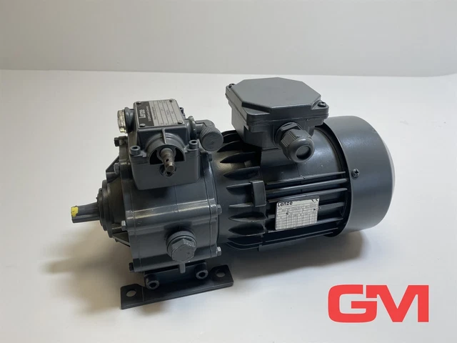 LENZE MOTOR MDERAXX071-12 AC motor 0,25kW Disco-Verstellgetriebe 11.710 ...