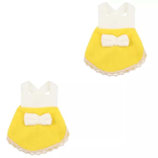 2 Pc Hamster Harness Dress Dresses for Winter Guinea Pig Clothes Sweater