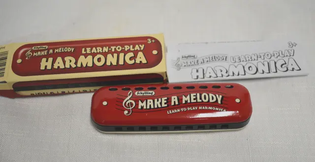 Schylling Make A Melody Harmonica Learn - To - Play Harmonica