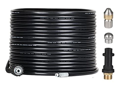 Tuyau Nettoyeur Haute Pression 15m - Compatible Kärcher K2 à K7 - 180BAR - Raccords Rapides