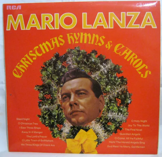 LP Vinyl Album Mario Lanza Christmas Hymns and Carols Camden CDS 1036