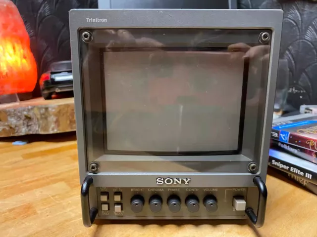 SONY TRINITRON PVM-6041QM RGB Video 5" PROFESSIONAL COMPUTER CRT MONITOR RETRO