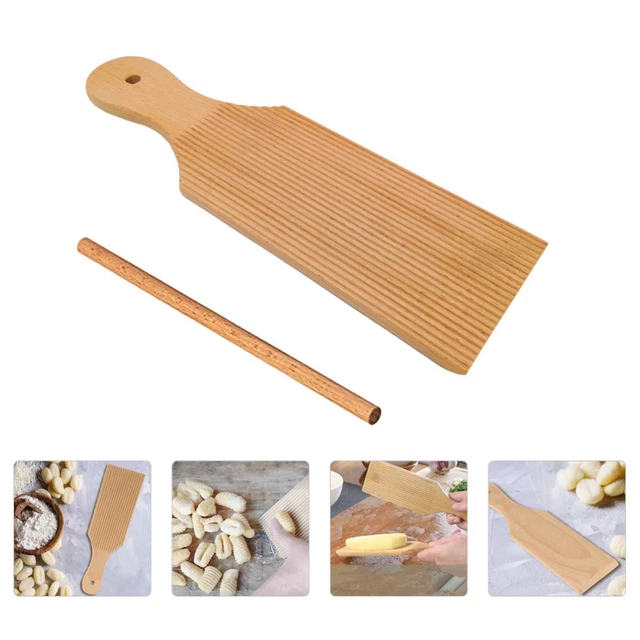 Set Tavole Gnocchi Legno Spaghetti Maccheroni Stripper Rullo Cucina