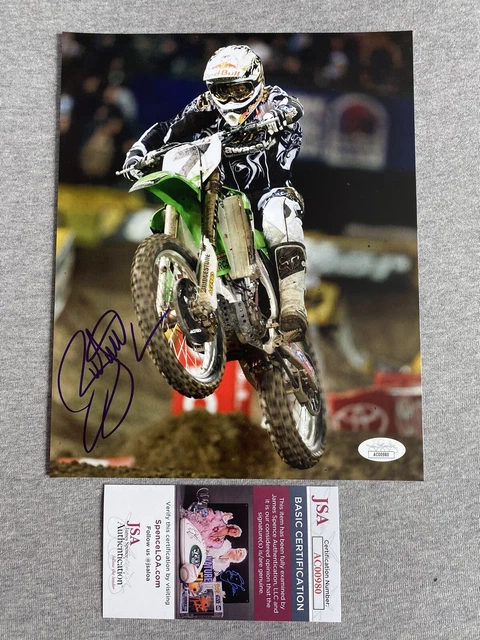 MOTOCROSS RACING JAMES BUBBA STEWART AUTOGRAPH 8x10 PHOTO YAMAHA JSA AC00980 MOTOCROSS RACING JAMES BUBBA STEWART AUTOGRAPH 8x10 PHOTO YAMAHA JSA AC00980