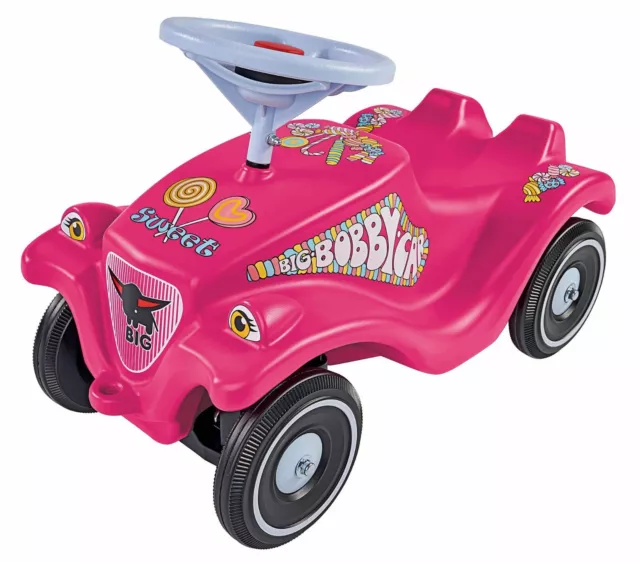 BIG Rutscher Auto Fahr Spiel Zeug Bobby Car CANDY Pink ab 12 Monaten 30x58x38 cm