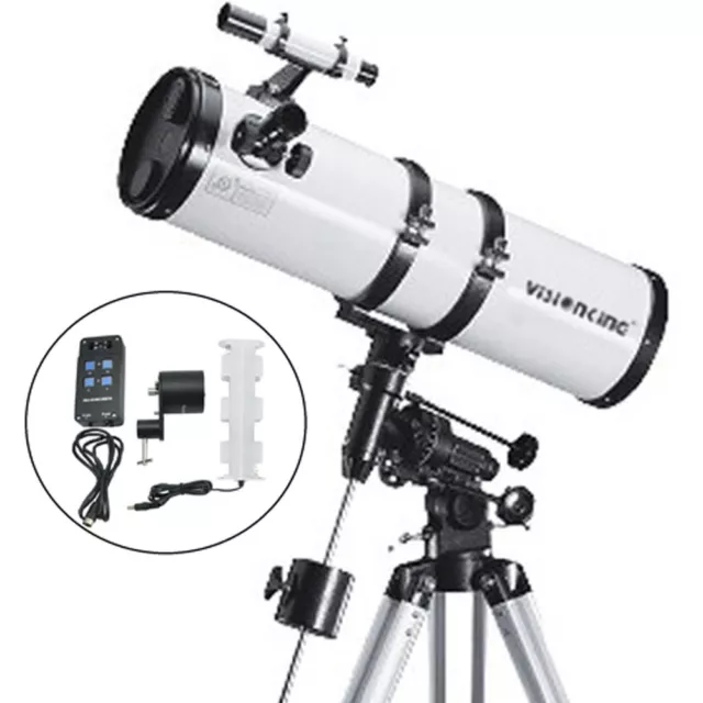 Visionking 6 inch 150 - 750mm Newtonian Astronomical Telescope & motor