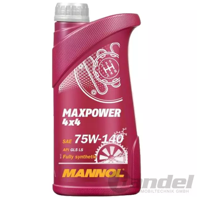 1 LITER SAE 75W140 API GL-5 LS (LIMITED SLIP) SYNPOWER 4x4 GETRIEBEÖL