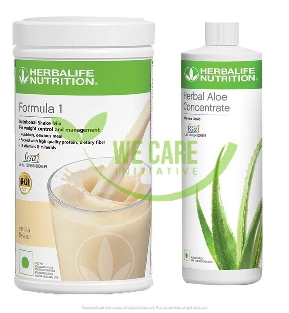 Herbalife : Formule 1 Shake Mix + Concentré D'aloe Kit Original