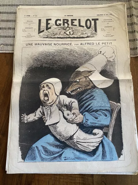 18 journaux XIXéme llustrés Grelôt, l'Éclipse, le Sifflet Gill, Lepetit, etc