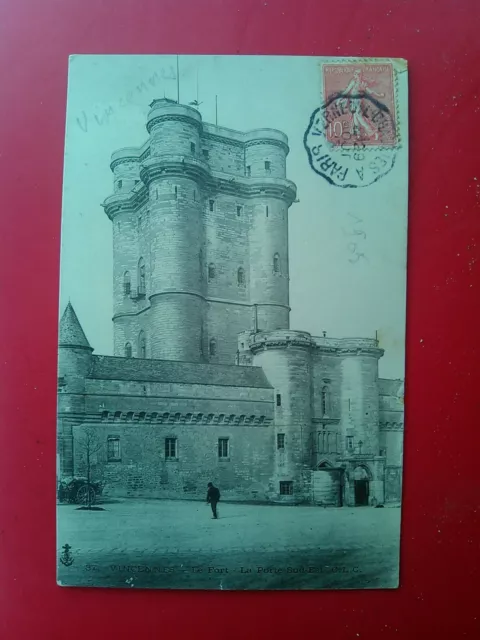 Cpa Vincennes 37 Le Fort La Porte Sud Est