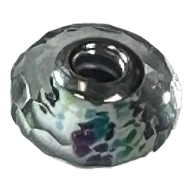 PANDORA Tropical Sea Glass Faceted Glass Murano Charm 791610 2