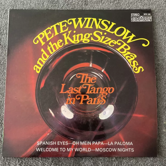 Pete Winslow King Size Brass Last Tango In Paris 2870 345 Vinyl Record Lp