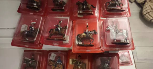 Lot 12 Figurine collection Cavalier/ Soldat des Guerres Napoléoniennes Del Prado